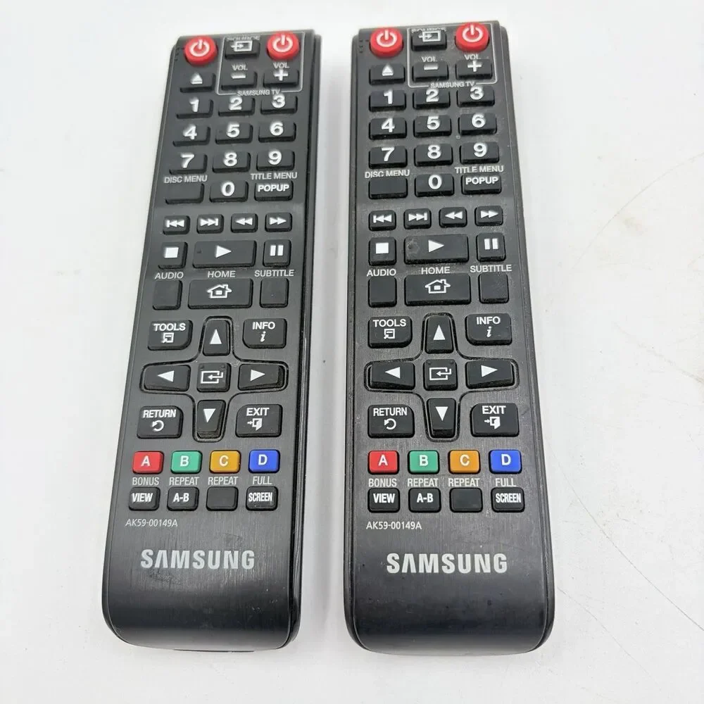 Pair of OEM Samsung BN59-01180A -- REMOTE CONTROL - TESTED - DD-12260